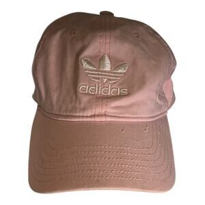 ADIDAS Baby Pink Baseball Cap One Size Fits Most 100 % Cotton Active Outdoors